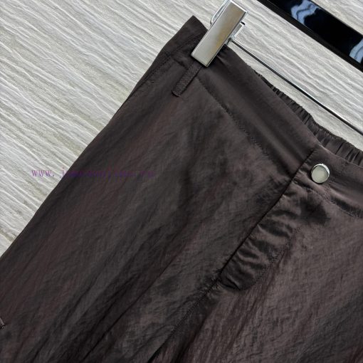 CK75697 Summer Lazy High-end Cool Pants With Elastic Waist Straight Leg Work Pants High Waist S lzoa8vgb - Image 4