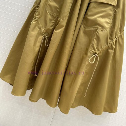 BB73737 Prada 25 Early Spring New Product Synchronized Elastic Waist Nylon Long Half Skirt Supe 4ndcotam - Image 8