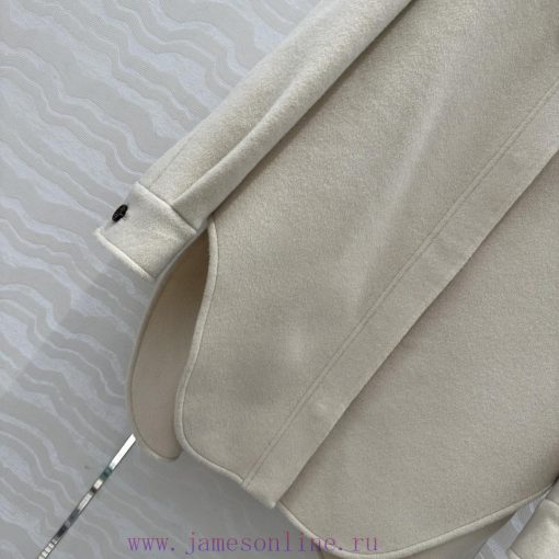 High End AW73191 LW Smart And Fashionable Handmade Wool Coat With 100% Lambskin Pocket Decorati 6ckfchdk - Image 6