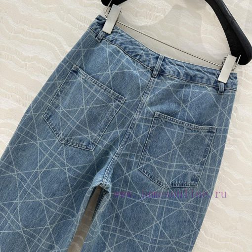 High End 🤞 AK75095 Miss Dior's New Product The Original Customized Plaid Retro Washed Straight w6j69g01 - Image 10