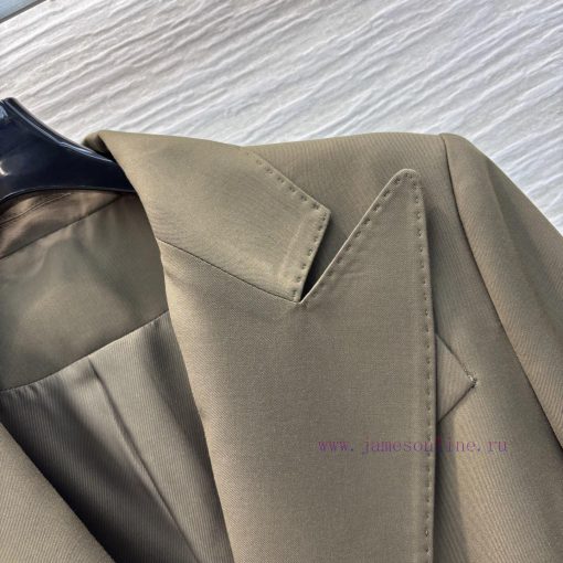 CW75717 Ralph 25 Early Spring The Green Suit Jacket Is Made Of 100% Lightweight Wool Fabric Wit 0o28fzgp - Image 5