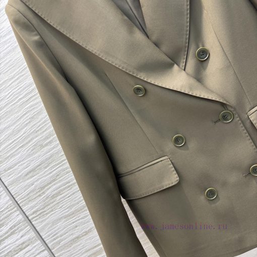 CW75717 Ralph 25 Early Spring The Green Suit Jacket Is Made Of 100% Lightweight Wool Fabric Wit 0o28fzgp - Image 6