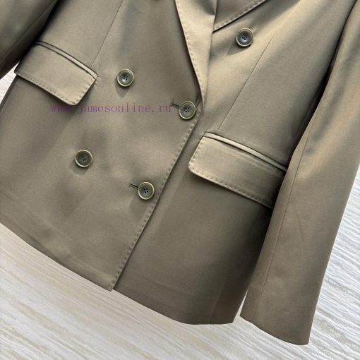 CW75717 Ralph 25 Early Spring The Green Suit Jacket Is Made Of 100% Lightweight Wool Fabric Wit 0o28fzgp - Image 8