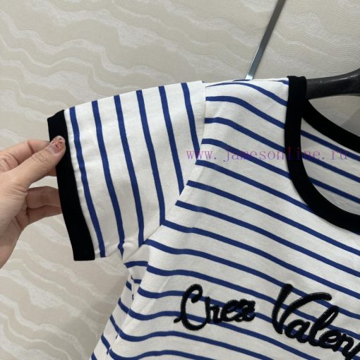 AT75750 V Series 25s Early Spring New Product Stripe Control Must Enter Pure Cotton Embroidered k1xqylcl - Image 6