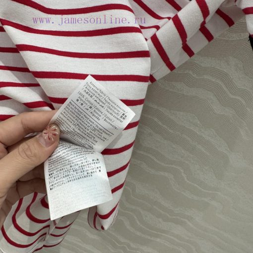 AT75750 V Series 25s Early Spring New Product Stripe Control Must Enter Pure Cotton Embroidered 5ticg3ef - Image 9