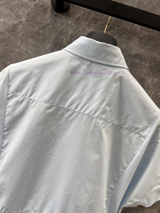 ZC60300 Louis Vuitton 25Ss Early Spring New Small Fly Sleeve Drawstring Lace Shirt | Yb Develop 47b0rl4c - Image 5