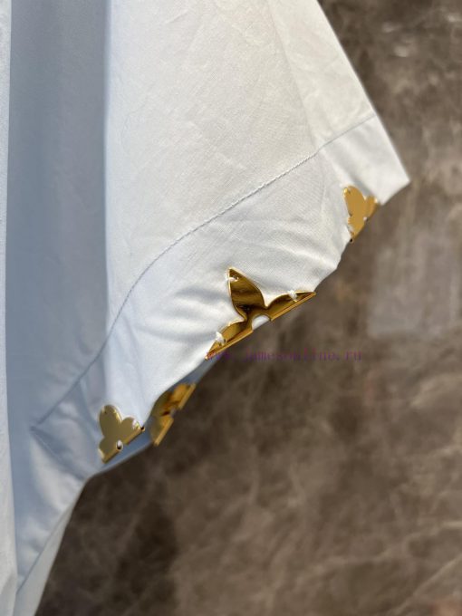 ZC60300 Louis Vuitton 25Ss Early Spring New Small Fly Sleeve Drawstring Lace Shirt | Yb Develop 47b0rl4c - Image 6