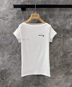 ZT60309 MiuM * U 25Ss Early Spring New Petit Bateau X Miu Co Branded Letter Small Sailboat Logo f2psbp0m