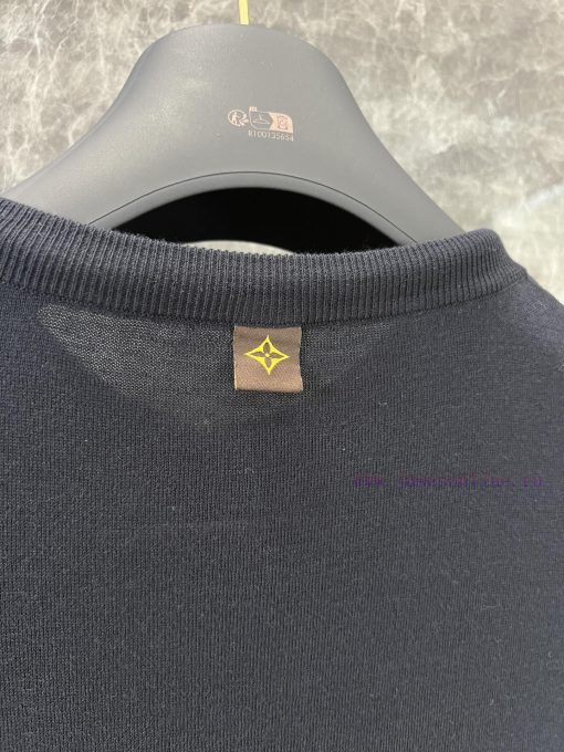 ZT60311 Louis Vuitton 25Ss Early Spring New Old Flower Drawstring Short Sleeve Knit Shirt Top | t5veo2jg - Image 7