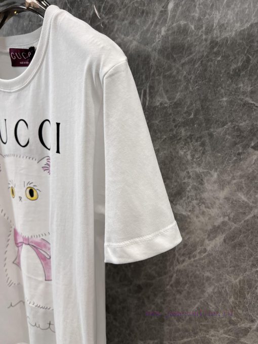 ZT60315 Gucci 25Ss Spring/Summer New Cartoon Fun Printed Short Sleeved T-shirt | The Product Ha 742ikjle - Image 7