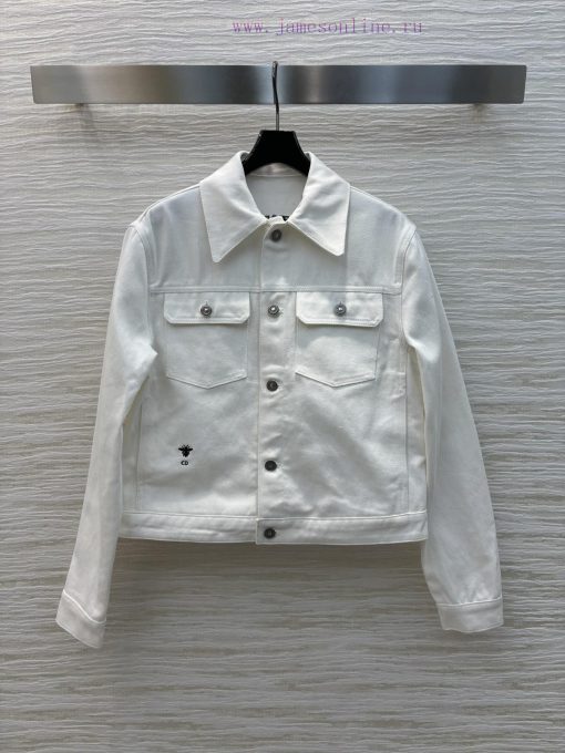 CW75765 Dior 25 Early Spring New Collection Snake Star Pattern Printed Denim Jacket With Snake t05vjgey - Image 2