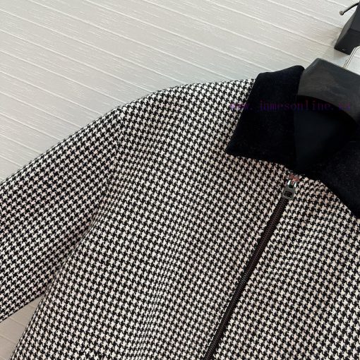 Strongly Recommend The BW75770 Di * 25 Early Spring New Product The Thousand Bird Grid Jacket J gt23af9w - Image 4