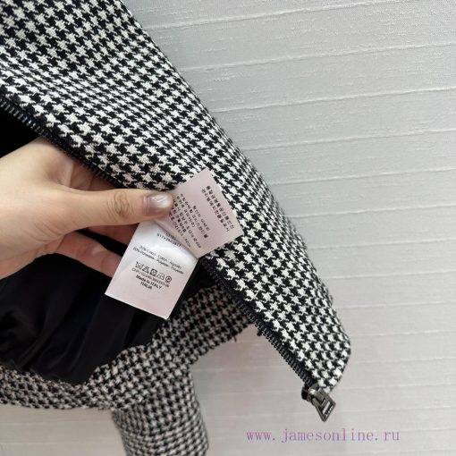 Strongly Recommend The BW75770 Di * 25 Early Spring New Product The Thousand Bird Grid Jacket J gt23af9w - Image 9