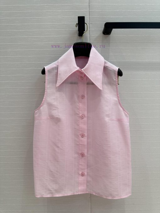 High End Quality 🤞 BC75773 Cha * 25c New Product French Simple Sleeveless Shirt Original Develo ikocn7os