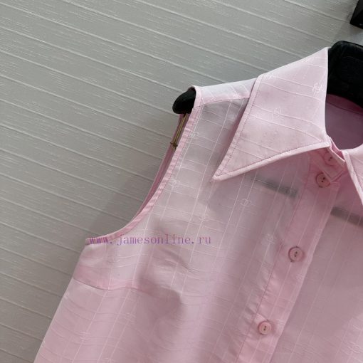 High End Quality 🤞 BC75773 Cha * 25c New Product French Simple Sleeveless Shirt Original Develo ikocn7os - Image 4