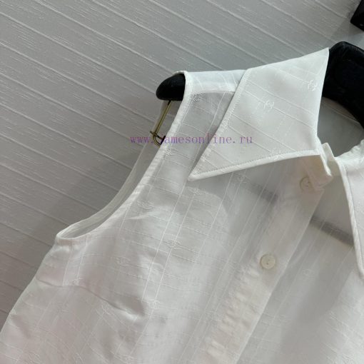High End Quality 🤞 BC75773 Cha * 25c New Product French Simple Sleeveless Shirt Original Develo 72o2jm0o - Image 4