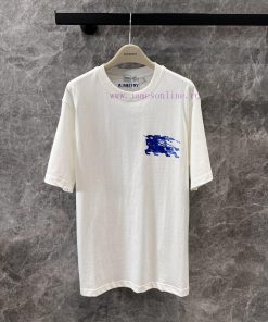 ZT60325 Burberry 25Ss Spring/Summer New Micro Label War Horse Printed Round Neck Short Sleeve T e8xu4pgq