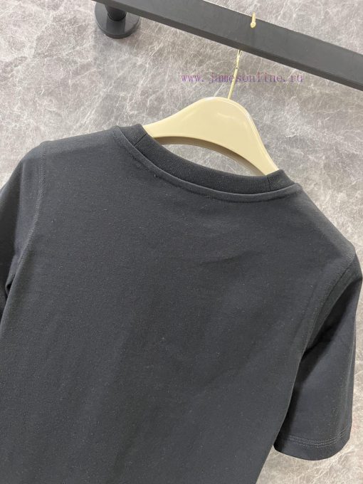 ZT60328 Burberry 25Ss Spring/Summer New Collection Letter B Logo Embroidered Round Neck Short S qzjo0h5b - Image 5