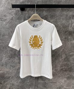ZT60328 Burberry 25Ss Spring/Summer New Collection Letter B Logo Embroidered Round Neck Short S upy7g7gu