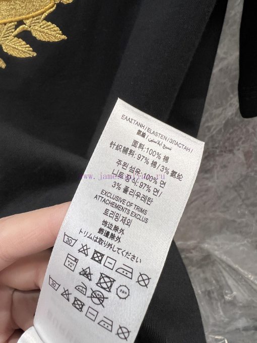ZT60328 Burberry 25Ss Spring/Summer New Collection Letter B Logo Embroidered Round Neck Short S qzjo0h5b - Image 10