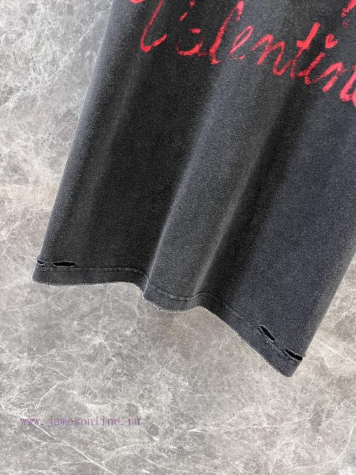 ZT60329 Balenciaga 25Ss Spring/Summer New Valentine's Day LOVEY Love Shaped Short Sleeved T-shi pbttrcoa - Image 8