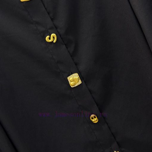 CL75585 Schiaparelli 25 Early Spring New Style Shirt Style Diverse Button Up Bubble Sleeve Dres 6vlrh3ae - Image 6
