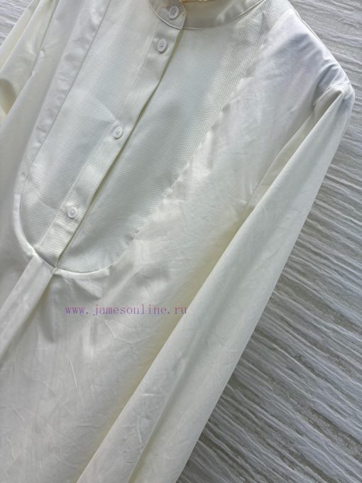 Elegant Temperament 25 Early Spring CC75780 French Fungus Lace White Shirt With U-shaped Color 9safojtl - Image 7