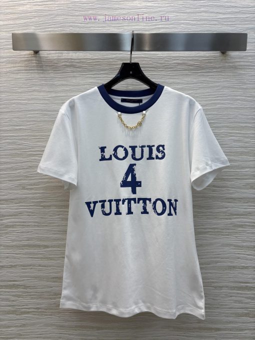 CT75787 Louis Vuitton 25 Early Spring New Collection Digital 4 Logo Printed Pattern Chain Short ajuaal5p - Image 2