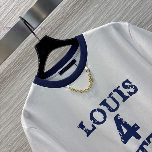 CT75787 Louis Vuitton 25 Early Spring New Collection Digital 4 Logo Printed Pattern Chain Short ajuaal5p - Image 5