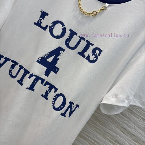 CT75787 Louis Vuitton 25 Early Spring New Collection Digital 4 Logo Printed Pattern Chain Short ajuaal5p - Image 7