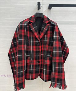 Highly Recommend BW75798 Di * 25 Early Spring Atmosphere Plaid Shawl Scarf Suit Jacket Lazy And rkkph4kj