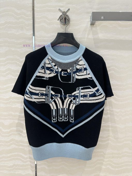 AT73920 Hermes 25 Early Spring New Product Hanging Wool Knitted Wool Small Top With Delicate An hs1trqfh - Image 2
