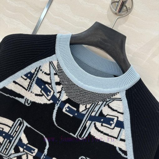 AT73920 Hermes 25 Early Spring New Product Hanging Wool Knitted Wool Small Top With Delicate An hs1trqfh - Image 5