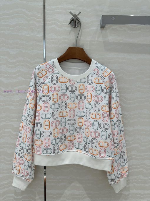 H Sports Set AT75307 Chaine D Ancre Series Pig Nose Printed Jersey Cotton Age Reducing Sports G rwrx811y - Image 3