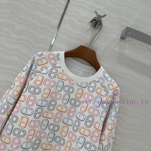 H Sports Set AT75307 Chaine D Ancre Series Pig Nose Printed Jersey Cotton Age Reducing Sports G rwrx811y - Image 4