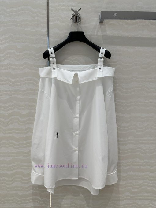 ️ AC75812 Miss Dior Shoulder Strap One Piece Collar Design Long Sleeve Shirt Jisoo Same Style F 84yt8hj3