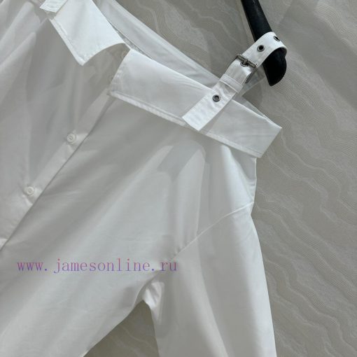 ️ AC75812 Miss Dior Shoulder Strap One Piece Collar Design Long Sleeve Shirt Jisoo Same Style F 84yt8hj3 - Image 5