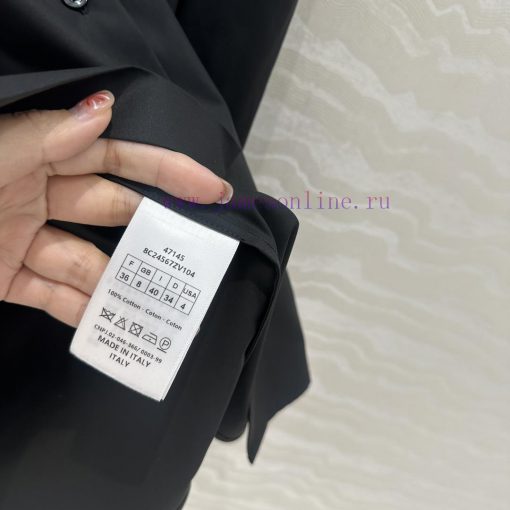 ️ AC75812 Miss Dior Shoulder Strap One Piece Collar Design Long Sleeve Shirt Jisoo Same Style F ogy52mop - Image 8
