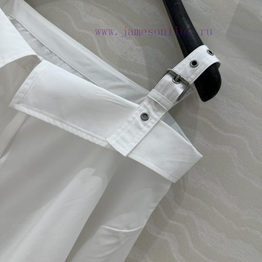 ️ AC75812 Miss Dior Shoulder Strap One Piece Collar Design Long Sleeve Shirt Jisoo Same Style F 84yt8hj3 - Image 6