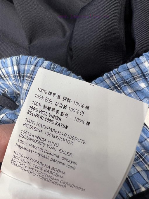 ZB60338 Mium * U 25Ss Spring/Summer New Checkered Splicing Medium Length Hundred Fold Half Skir k3qowzjh - Image 10