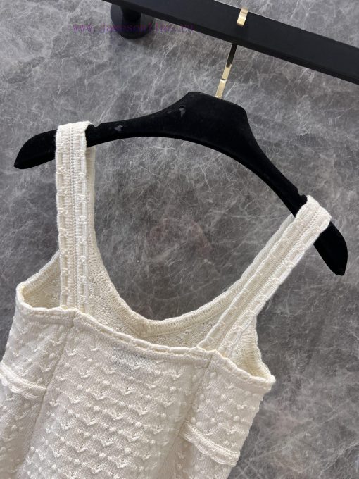 ZT60350 Chanel 25 Spring/Summer New Knitted Tank Top | Customized Cashmere Yarn Weaving Skin Fr guzt1way - Image 5