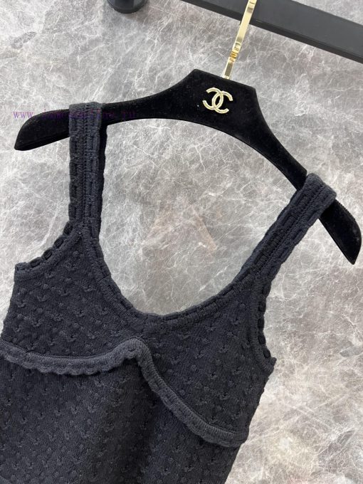 ZT60350 Chanel 25 Spring/Summer New Knitted Tank Top | Customized Cashmere Yarn Weaving Skin Fr 9eeobm2p - Image 4