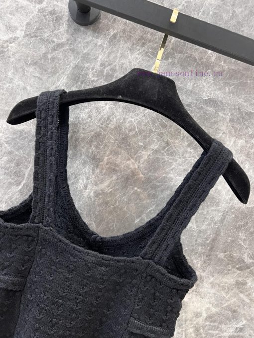 ZT60350 Chanel 25 Spring/Summer New Knitted Tank Top | Customized Cashmere Yarn Weaving Skin Fr 9eeobm2p - Image 5
