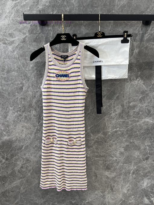 ZL60356 Chanel 25P Early Spring Vacation Series New Embroidered Badge Design Dopamine Color Str r5u1q79y
