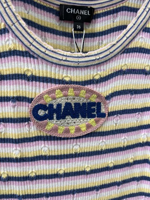 ZL60356 Chanel 25P Early Spring Vacation Series New Embroidered Badge Design Dopamine Color Str r5u1q79y - Image 6