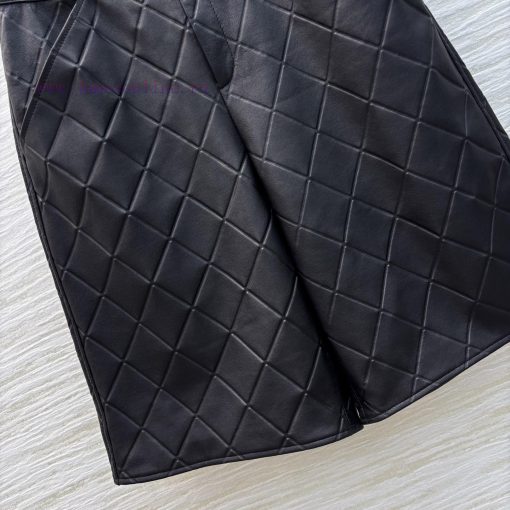 CK75823 Chanel 25 New Product Customized 100% Lambskin Five Quarter Pants With Diamond Pattern 5mf3qyev - Image 8