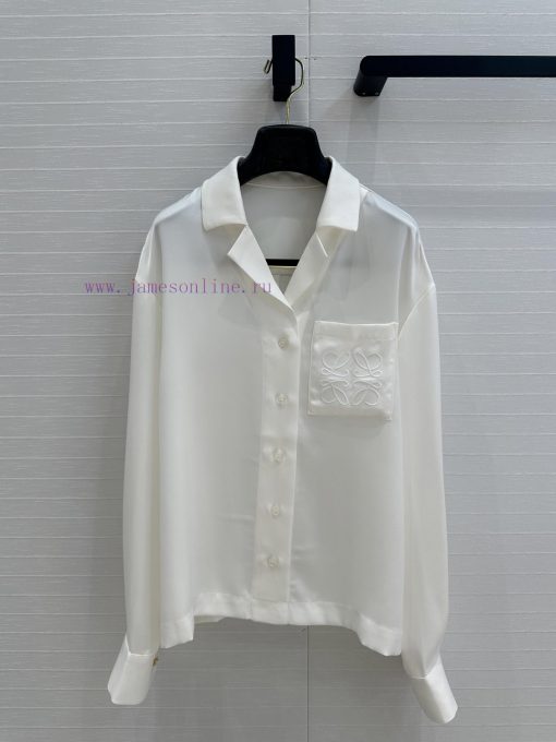 Strongly Recommend BC75828 Lo * Early Spring New Product Lapel Acetate Neutral Style Shirt Clas 12gad70h