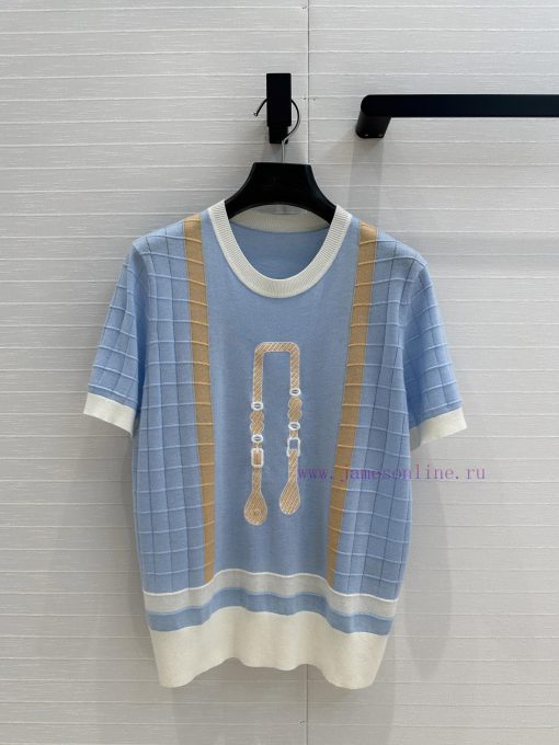 Highly Recommend The BT75370 H Smart Outfit A 25s Spring/summer New Product Embroidered Rope Kn 9mp18exa