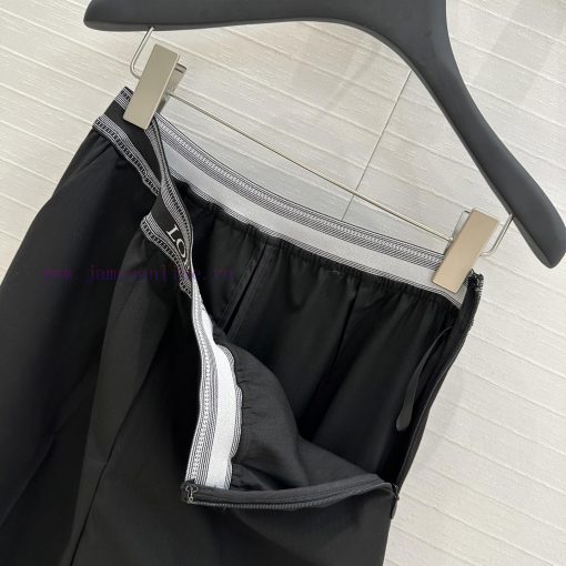 Strongly Recommend BK75831 Loewe Spring/Summer New Product Explosive Striped Black Straight Leg yqeuk0fy - Image 5