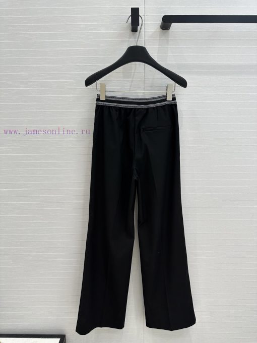 Strongly Recommend BK75831 Loewe Spring/Summer New Product Explosive Striped Black Straight Leg yqeuk0fy - Image 9